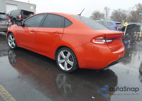 2015 Dodge Dart Gt z USA, uszkodzony, nr VIN 1C3CDFEBXFD352698